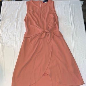 NWOT She Rain tie detail midi dress Mauve